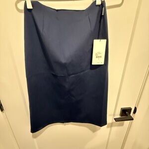 SHAN Classic Navy Pencil Skirt 06